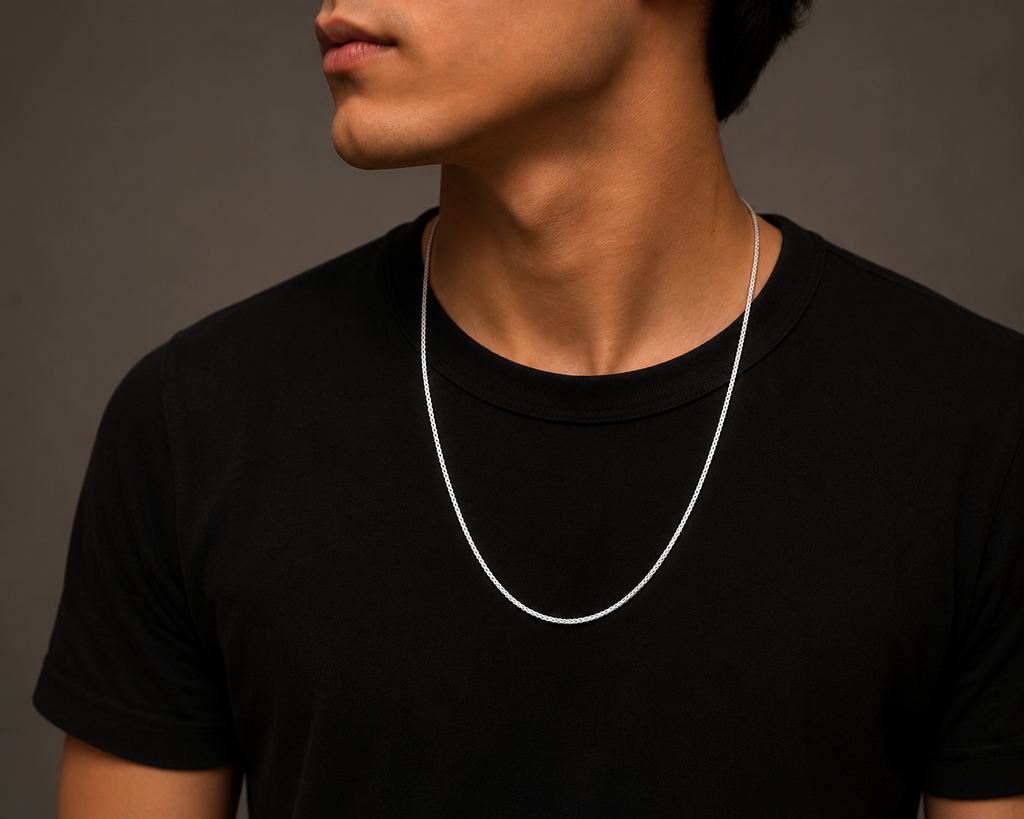 Classic Silver Chain for Men