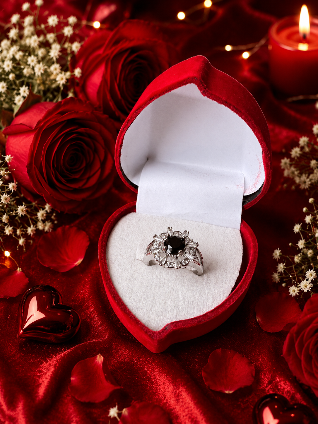 Royal Noir Ring (Adjustable)