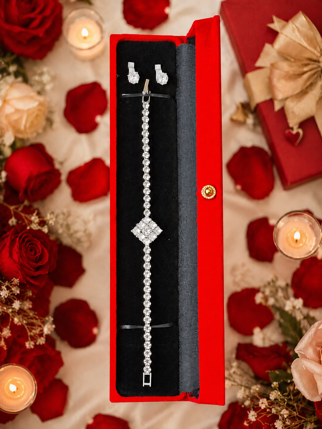 Luna Bloom Bracelet & Earrings Set
