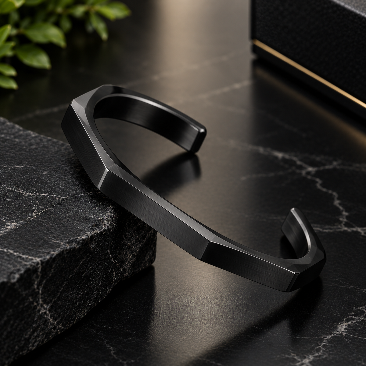Hexagonal Stainless Steel Bracelet
