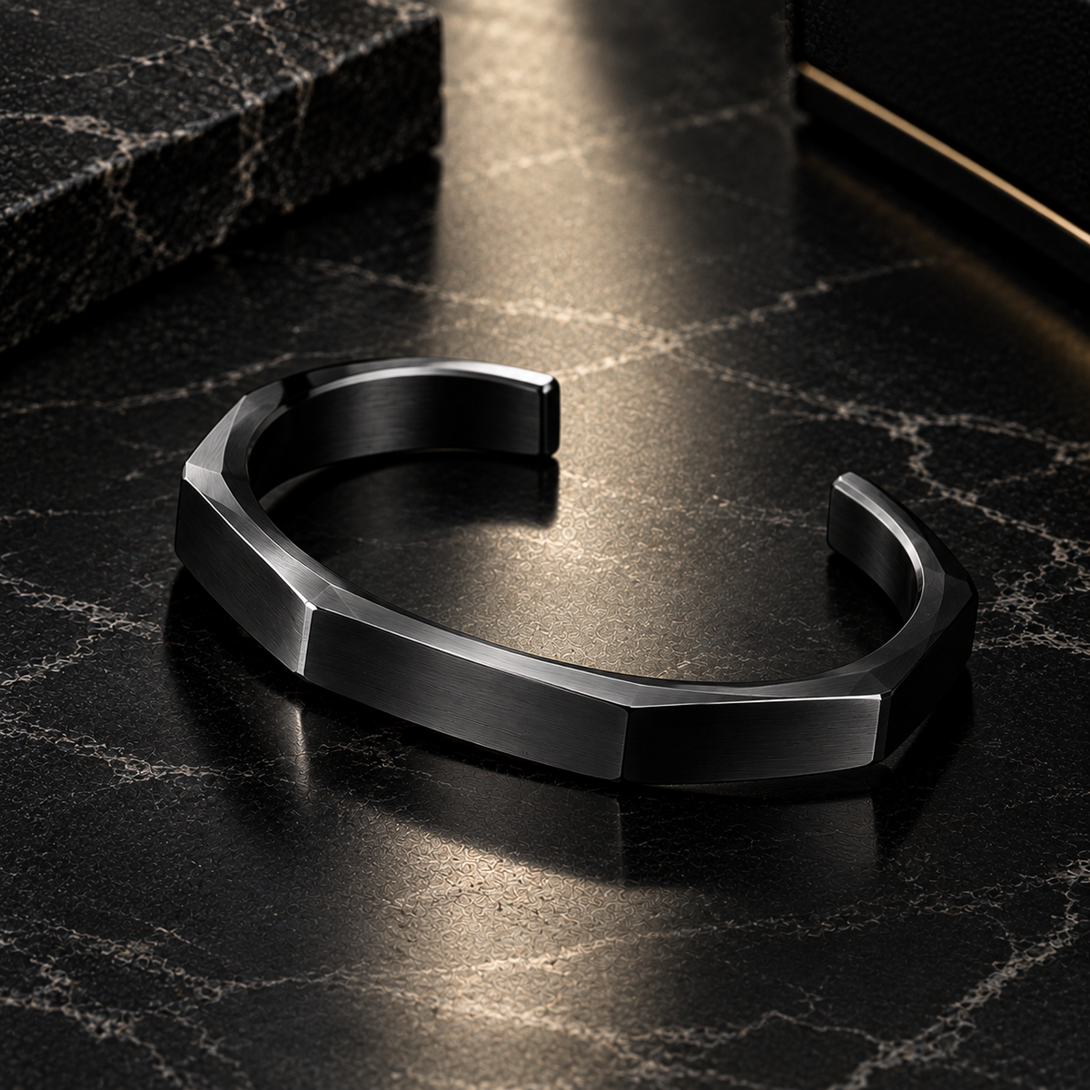 Hexagonal Stainless Steel Bracelet