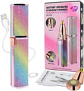 2 In 1 Painless Eyebrow Trimmer & Facial Hair Remover