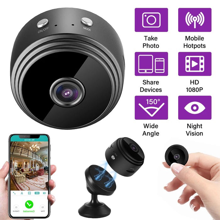 A9 1080p HD Magnetic WiFi Mini Camera